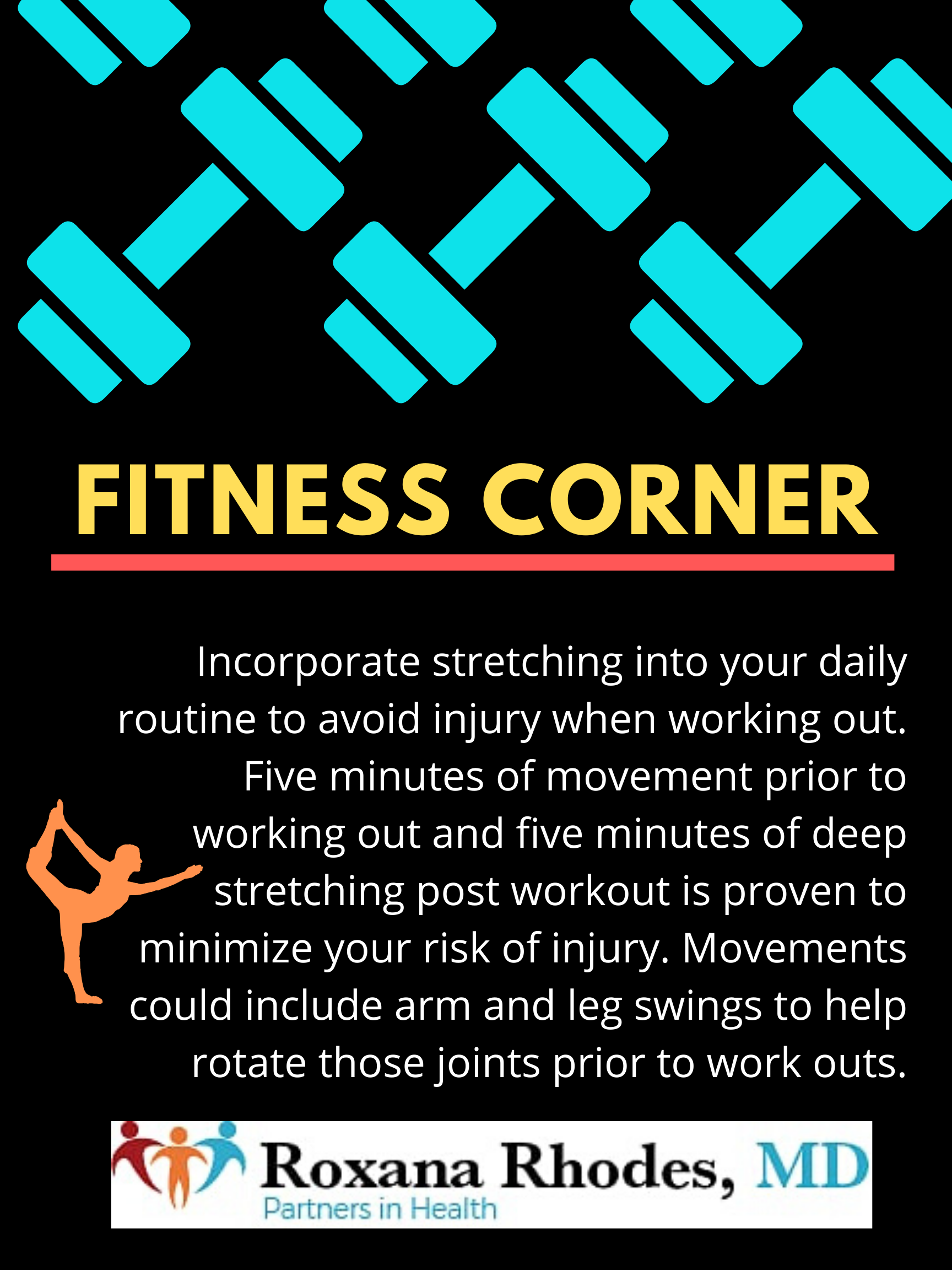Monthly Fitness Tip from Partners in Health