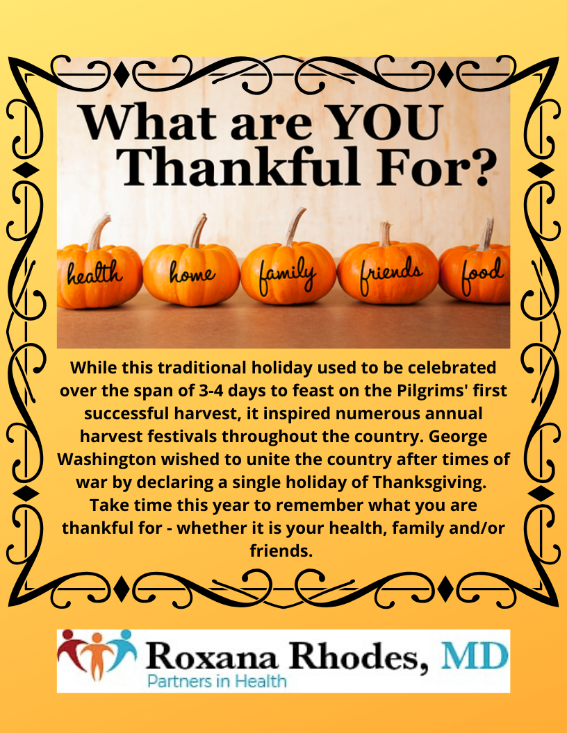 What are you Thankful for this Year? 